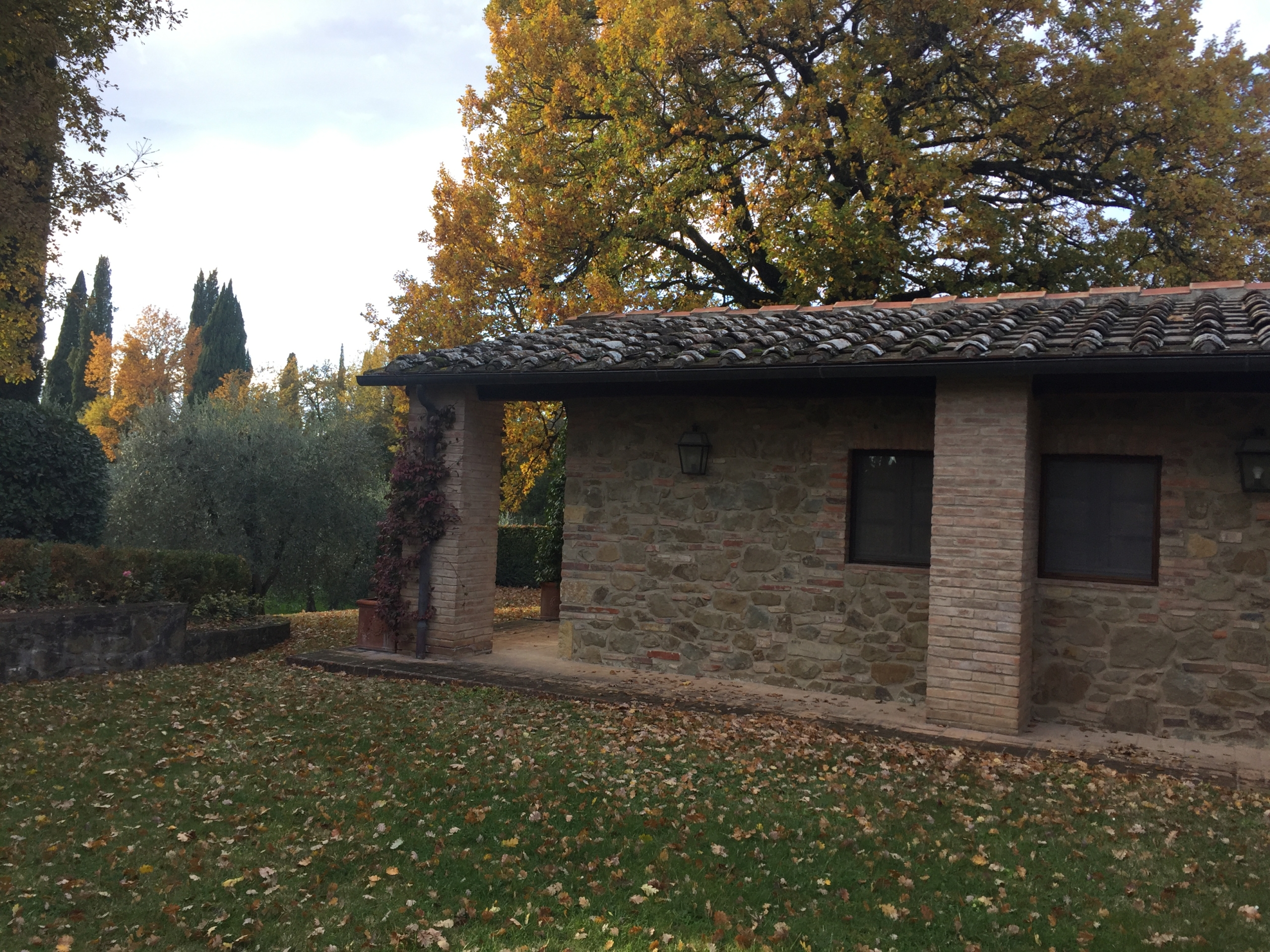 Prospetto laterale e ingresso